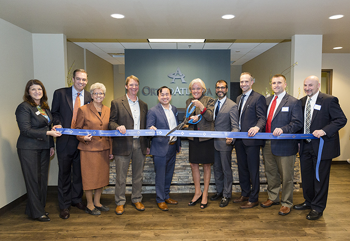 OrthoAtlanta Gwinnett Expansion ribbon cutting